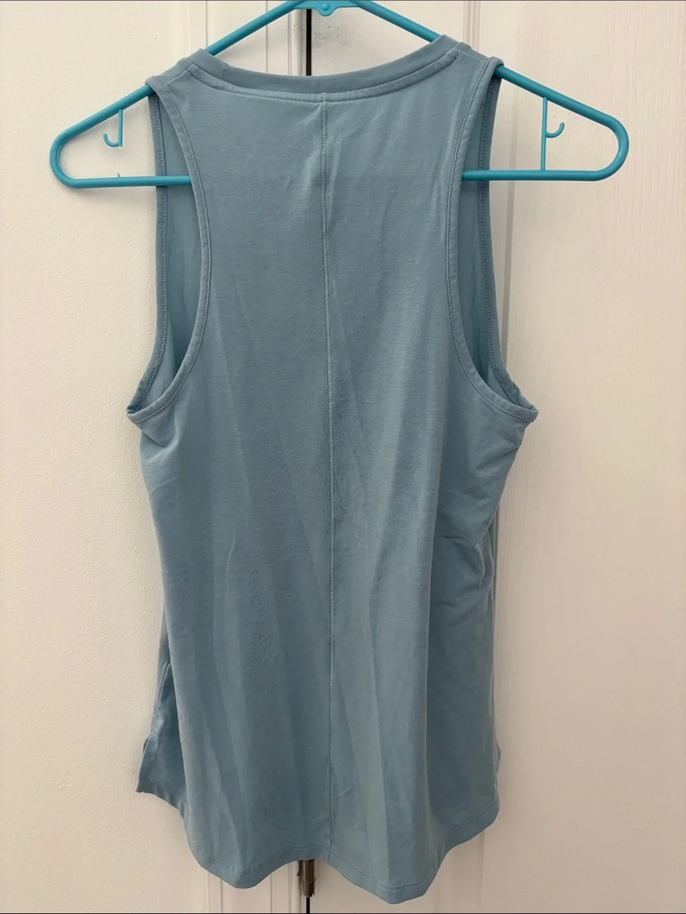 Nike Women's Pale Blue Athletic Tank Top